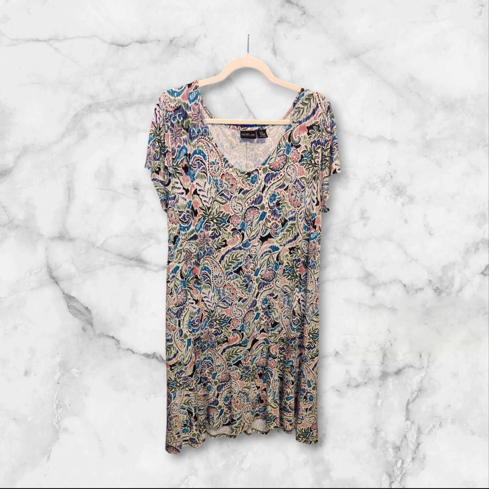 Rachel Zoe Multicolor Paisley Tunic Top